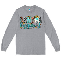 Heather Grey dental hygienist Long Sleeve Tee - JahusDesignShop