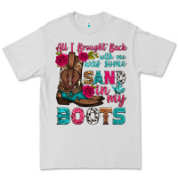 Dove Grey all i brought back with me was some sand in my boots Premium Tee - HRA Design Shop