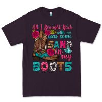 Plum all i brought back with me was some sand in my boots Premium Tee - HRA Design Shop