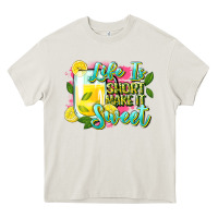 Cream life is Heavy Core Tee - Zillion Design Studio