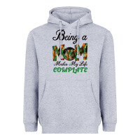 Heather Grey Being A Mom Makes My Life Complete For dark Heavyweight Hoodie - Bettercallsaul