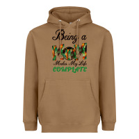 Toasted Coconut Being A Mom Makes My Life Complete For dark Heavyweight Hoodie - Bettercallsaul