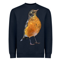 Navy American Robin Bird Heavyweight Sweatshirt - LillyAllenDesigns