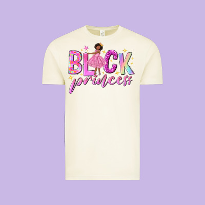 Black Princess Black Girl Vintage Tee Designed By Nancycooperartshop