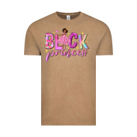 Vintage Coffee black princess black girl Vintage Tee - NancyCooperArtShop