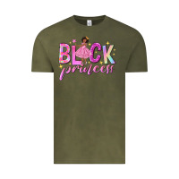 Vintage Olive black princess black girl Vintage Tee - NancyCooperArtShop