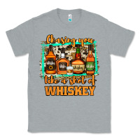Heather Grey Chasing You Like a Shot of Whiskey Classic Tee - Jasminsmagicworld