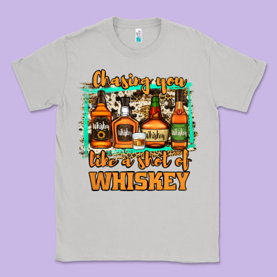 Chasing You Like A Shot Of Whiskey Classic Tee Designed By Jasminsmagicworld
