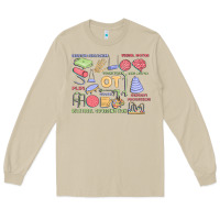 Mushroom biliteral coordintiom Long Sleeve Tee - MaliasSmallBusiness