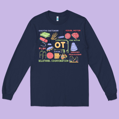 Biliteral Coordintiom Long Sleeve Tee Designed By Maliassmallbusiness