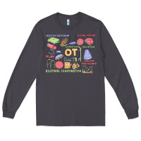 Smoke biliteral coordintiom Long Sleeve Tee - MaliasSmallBusiness