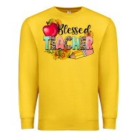 Lemon blessed teacher Premium Sweatshirt - NancyCooperArtShop