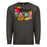 Smoke blessed teacher Premium Sweatshirt - NancyCooperArtShop