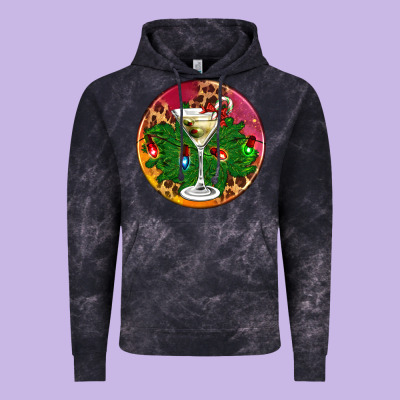Christmas Martini Vintage Hoodie Designed By Adodesignshop