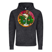 Vintage Black Christmas martini Vintage Hoodie - AdoDesignShop