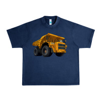 Navy Dump Truck Urban Heavy Tee - LillyAllenDesigns