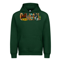 Forest Green Cowgirl Horse Min Urban Hoodie - CowCowDesign