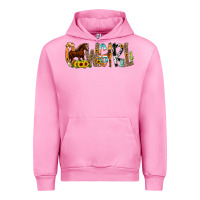 Fuchsia Pink Cowgirl Horse Min Urban Hoodie - CowCowDesign