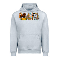 Heather Grey Cowgirl Horse Min Urban Hoodie - CowCowDesign