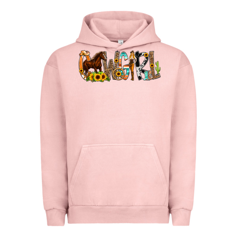Cowgirl Horse Min Urban Hoodie by CowCowDesign | Teevron