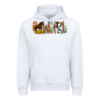 White Cowgirl Horse Min Urban Hoodie - CowCowDesign