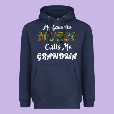 My Favorite Nurse Calls Me Grandma Heavyweight Hoodie Designed By Bettercallsaul