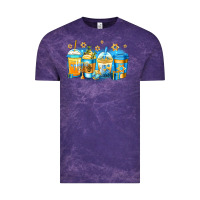 Cloud Purple hanukkah coffee Vintage Tee - Jasminsmagicworld