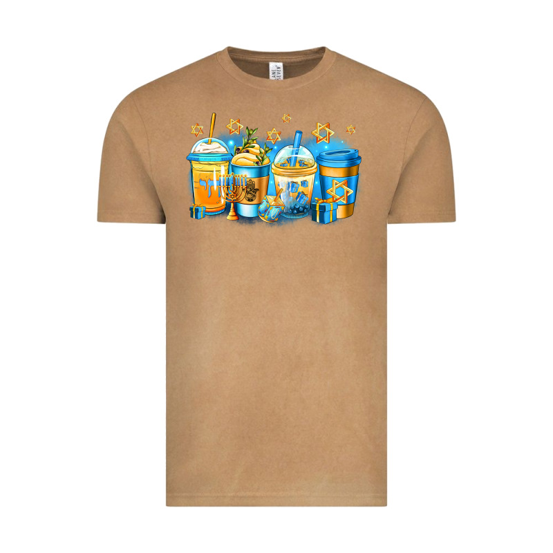 Hanukkah Coffee Vintage Tee by Jasminsmagicworld | Teevron