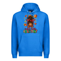 True Royal santa's favorite assistant afro messy bun Premium Hoodie - texasbilliewilder