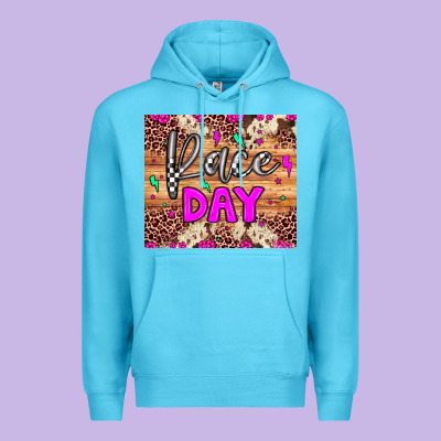 Race Day Premium Hoodie Designed By Jahusdesignshop
