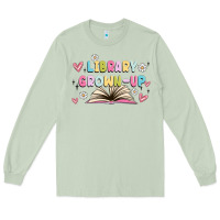 Matcha library grown up Long Sleeve Tee - MaliasSmallBusiness