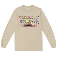 Mushroom library grown up Long Sleeve Tee - MaliasSmallBusiness
