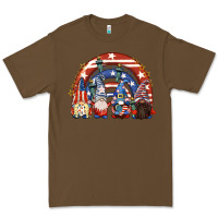 Cacao 4th of July rainbow with gnomes Premium Tee - CowGirlArtShop