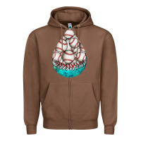 Chestnut baseball and western roses teardrop  8 Zipper Hoodie - BundleAndBundleShop