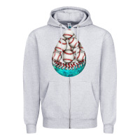 Heather Grey baseball and western roses teardrop  8 Zipper Hoodie - BundleAndBundleShop