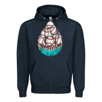 Baseball And Western Roses Teardrop  8 Zipper Hoodie | Teevron