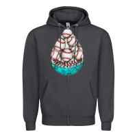 Smoke baseball and western roses teardrop  8 Zipper Hoodie - BundleAndBundleShop