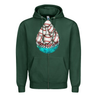 Sports Green baseball and western roses teardrop  8 Zipper Hoodie - BundleAndBundleShop