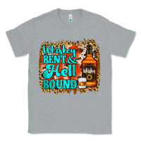 Heather Grey Whiskey Bent and Hell Bound Classic Tee - Jasminsmagicworld