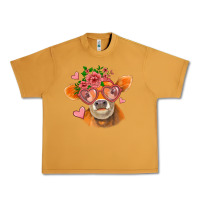 Peanut Butter valentines day orange cow Urban Heavy Tee - Jasminsmagicworld
