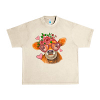 Sandshell valentines day orange cow Urban Heavy Tee - Jasminsmagicworld