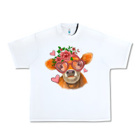 White valentines day orange cow Urban Heavy Tee - Jasminsmagicworld