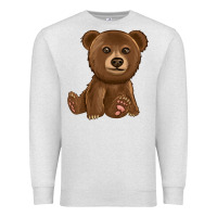 Oatmeal Heather bear Premium Sweatshirt - texasbilliewilder