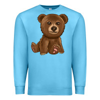 Ocean Blue bear Premium Sweatshirt - texasbilliewilder