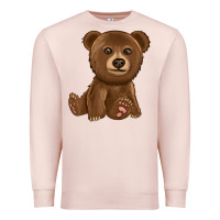 Pale Pink bear Premium Sweatshirt - texasbilliewilder