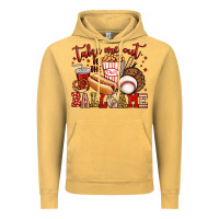 Vintage Mustard take me out to the ball game baseball Vintage Hoodie - Jasminsmagicworld
