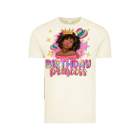 Vintage Arctic birthday princess with afro girl Vintage Tee - NancyCooperArtShop