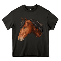 Asphalt horse Heavy Core Tee - RanaPortraitStore