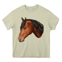 Mossy horse Heavy Core Tee - RanaPortraitStore