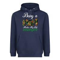 Navy Being A Mom Makes My Life Complete For dark Heavyweight Hoodie - Bettercallsaul